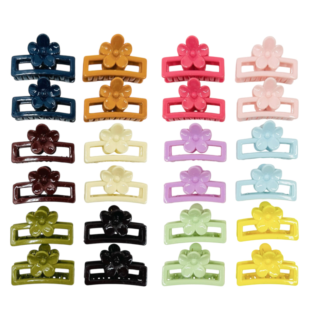 AB-1125 (12 pcs) Glossy 6 cm Hair Clamps