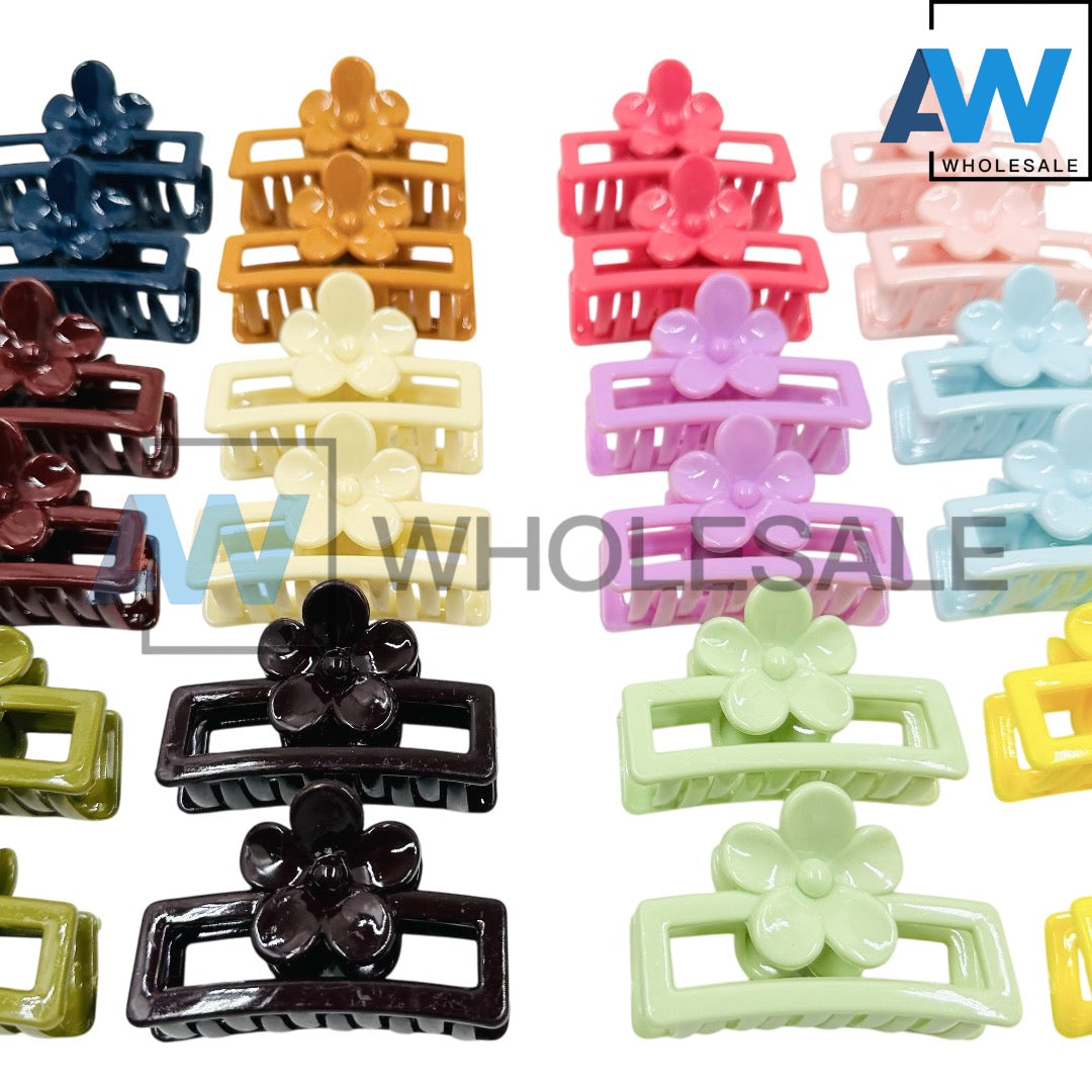 AB-1125 (12 pcs) Glossy 6 cm Hair Clamps