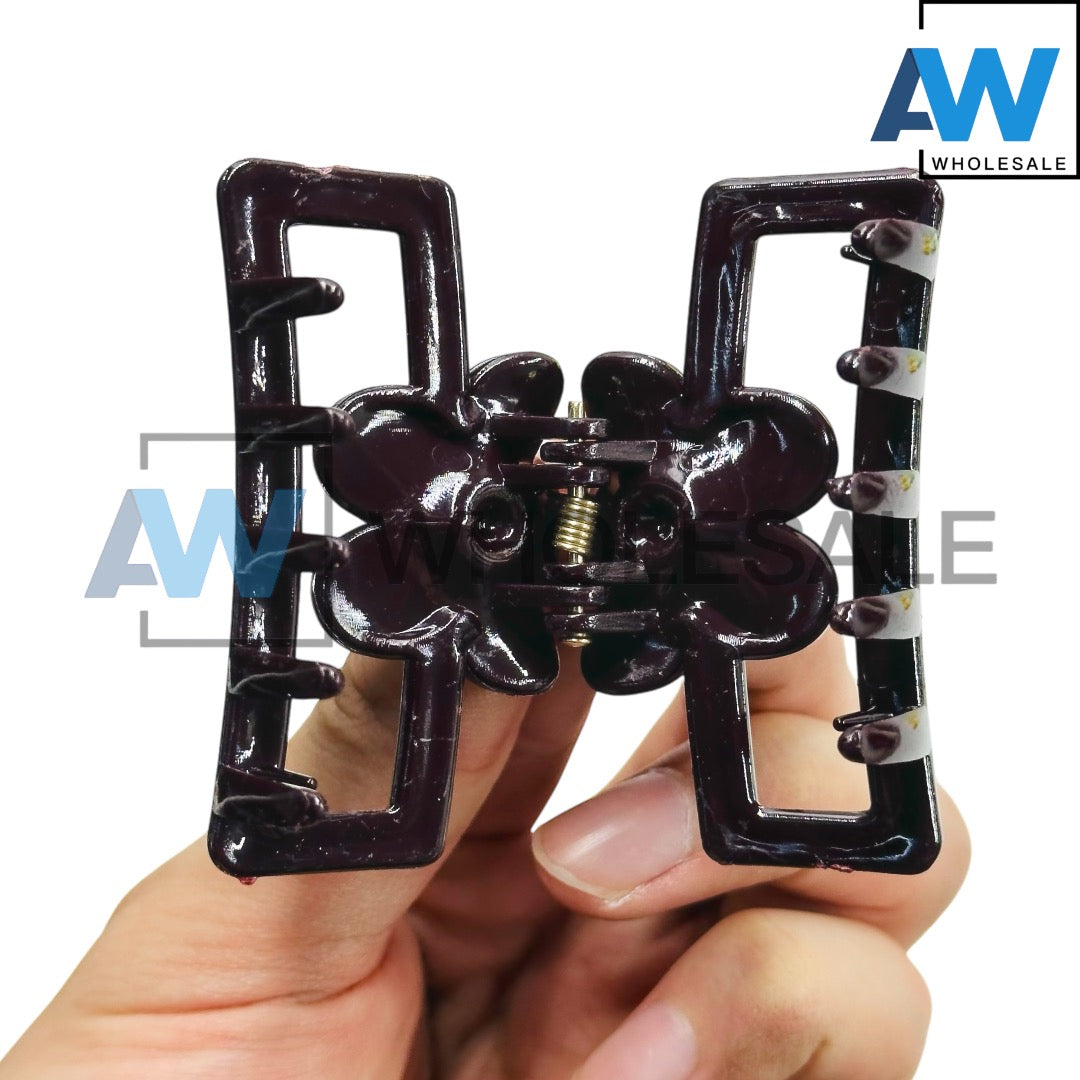 AB-1125 (12 pcs) Glossy 6 cm Hair Clamps