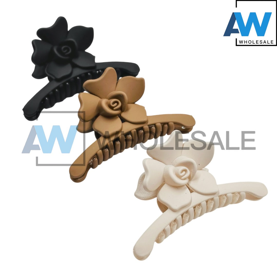 AB-1127 (12 pcs) Matte 7 cm Hair Clamps