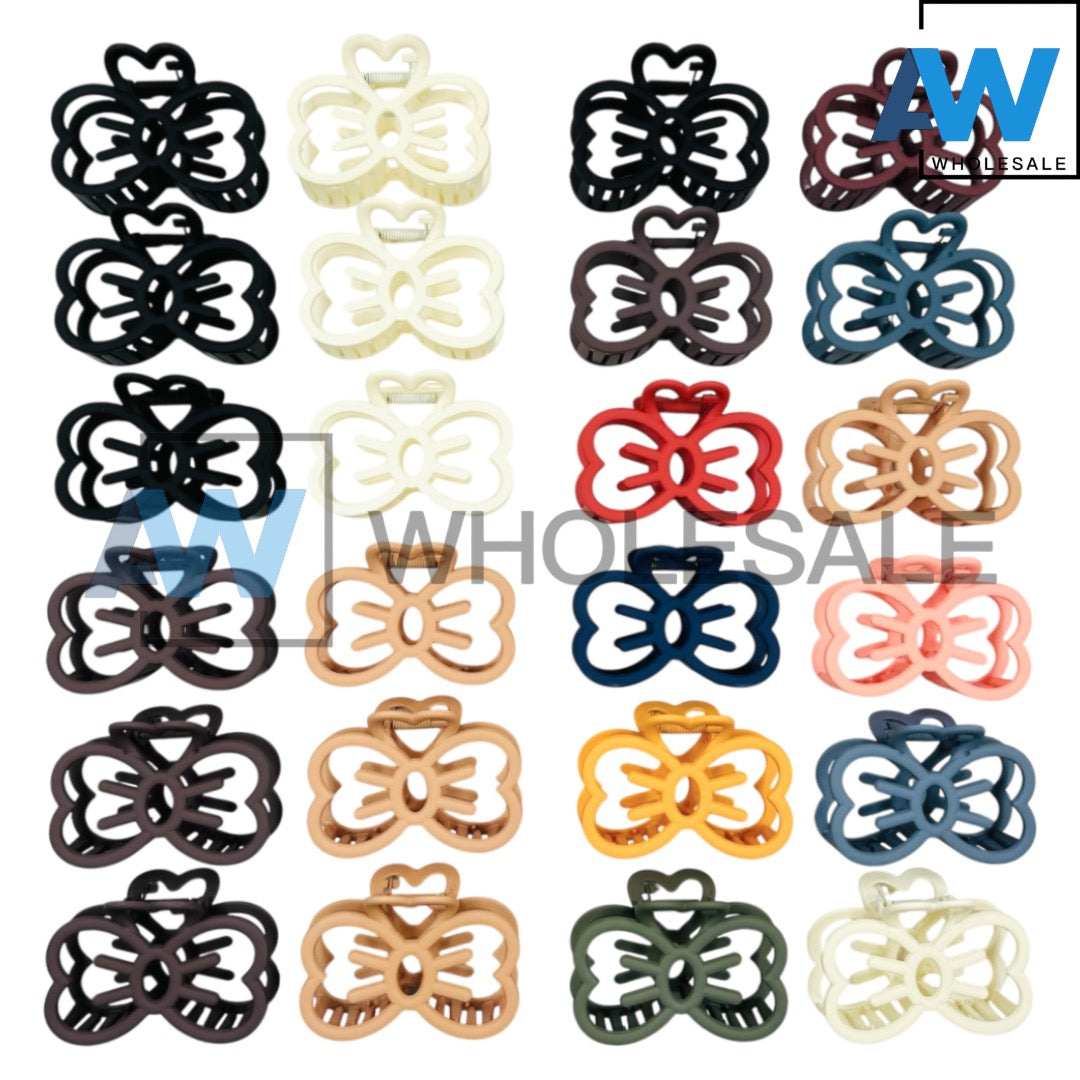 AB-1131 (12 pcs) Matte 8 cm Hair Clamps