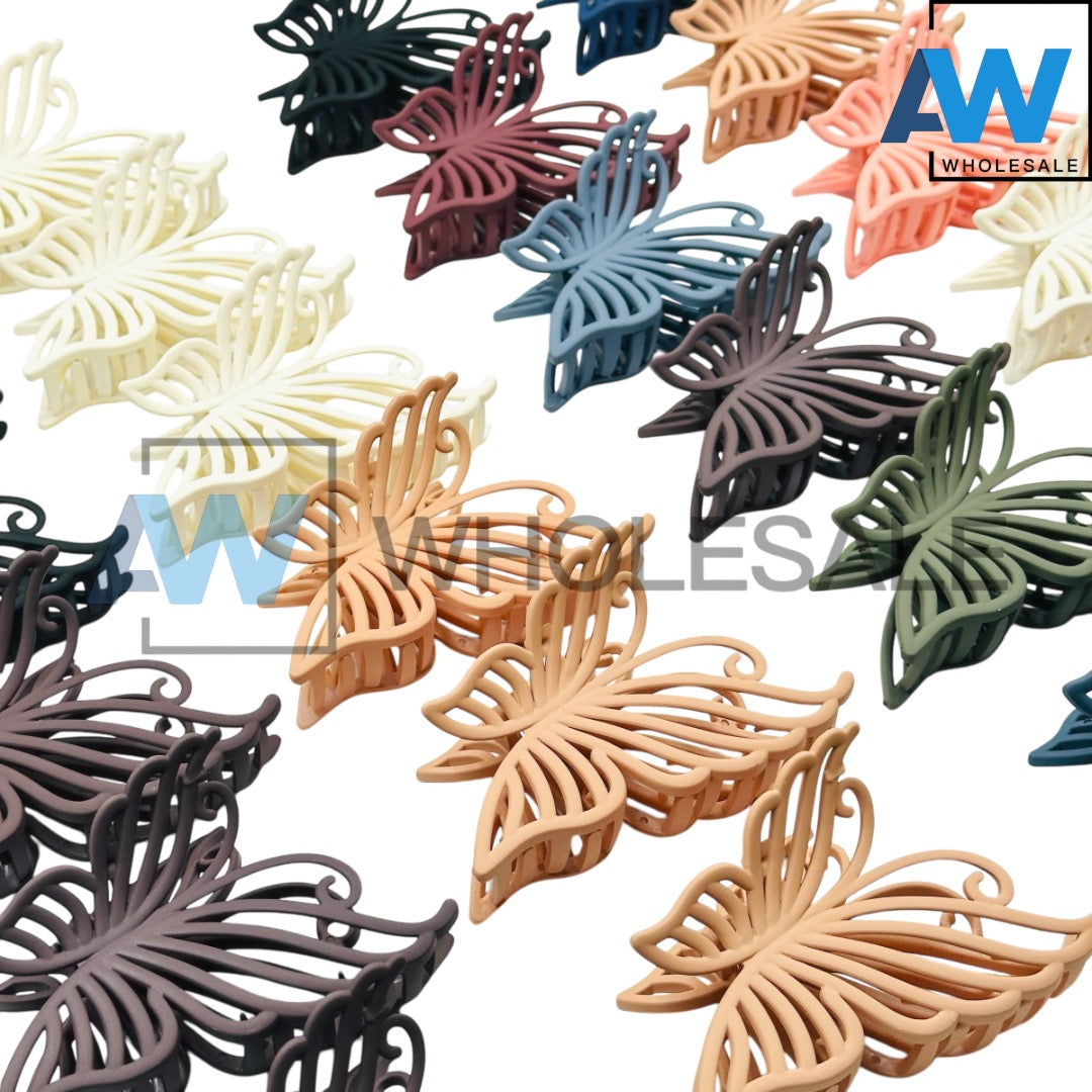 AB-1133 (12 pcs) Matte 11 cm Hair Clamps