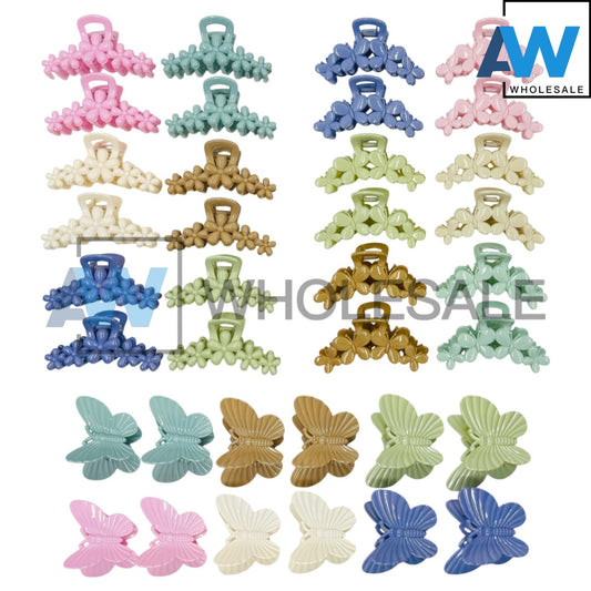 AB-1136 (12 pcs) Glossy 11 cm Hair Clamps