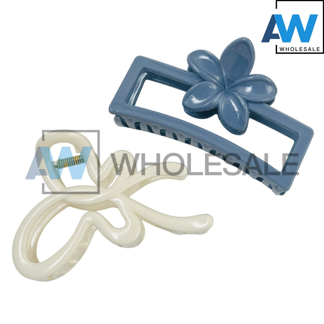AB-1143 (12 pcs) Glossy 11 cm Hair Clamps