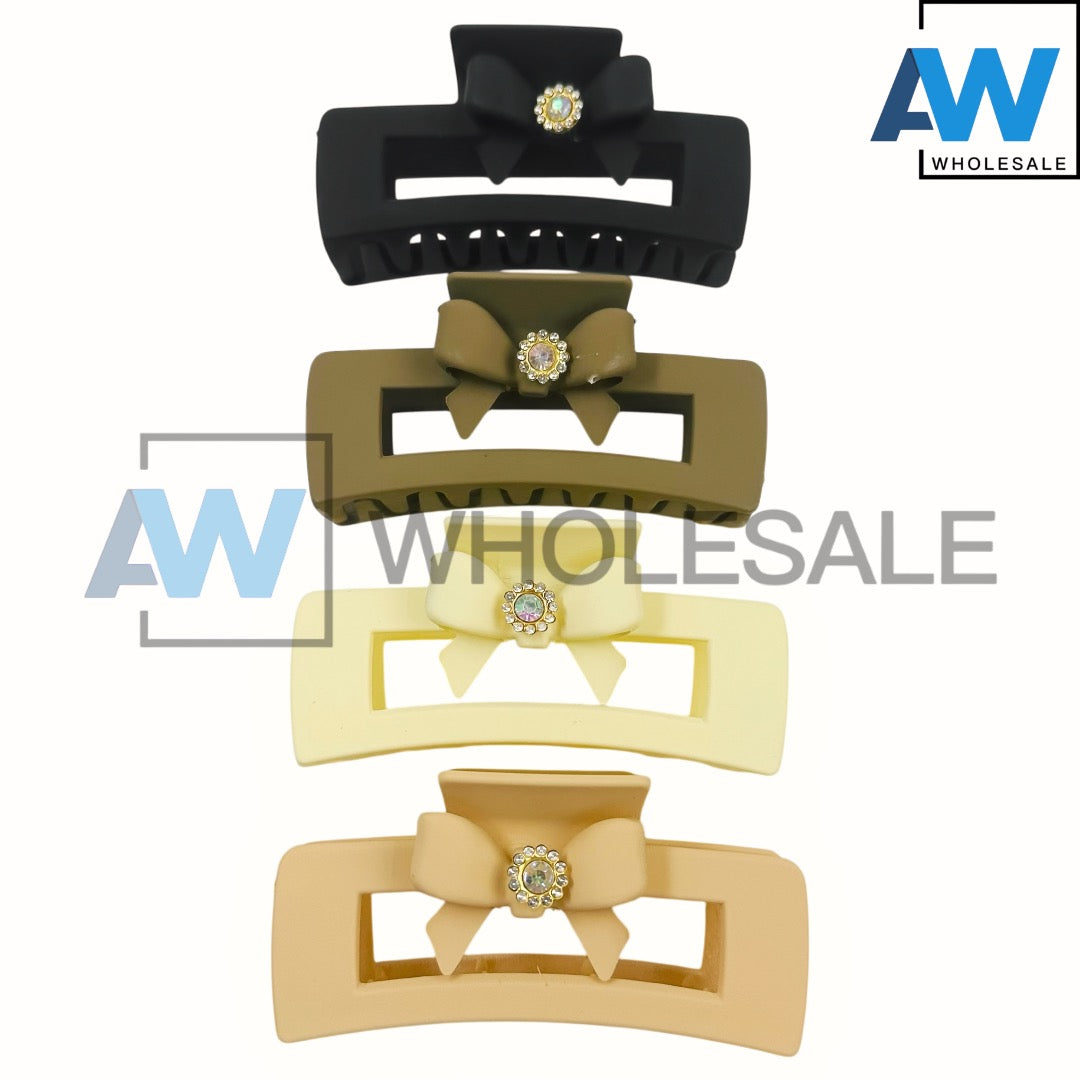 AB-1145 (12 pcs) Matte 11 cm Hair Clamps