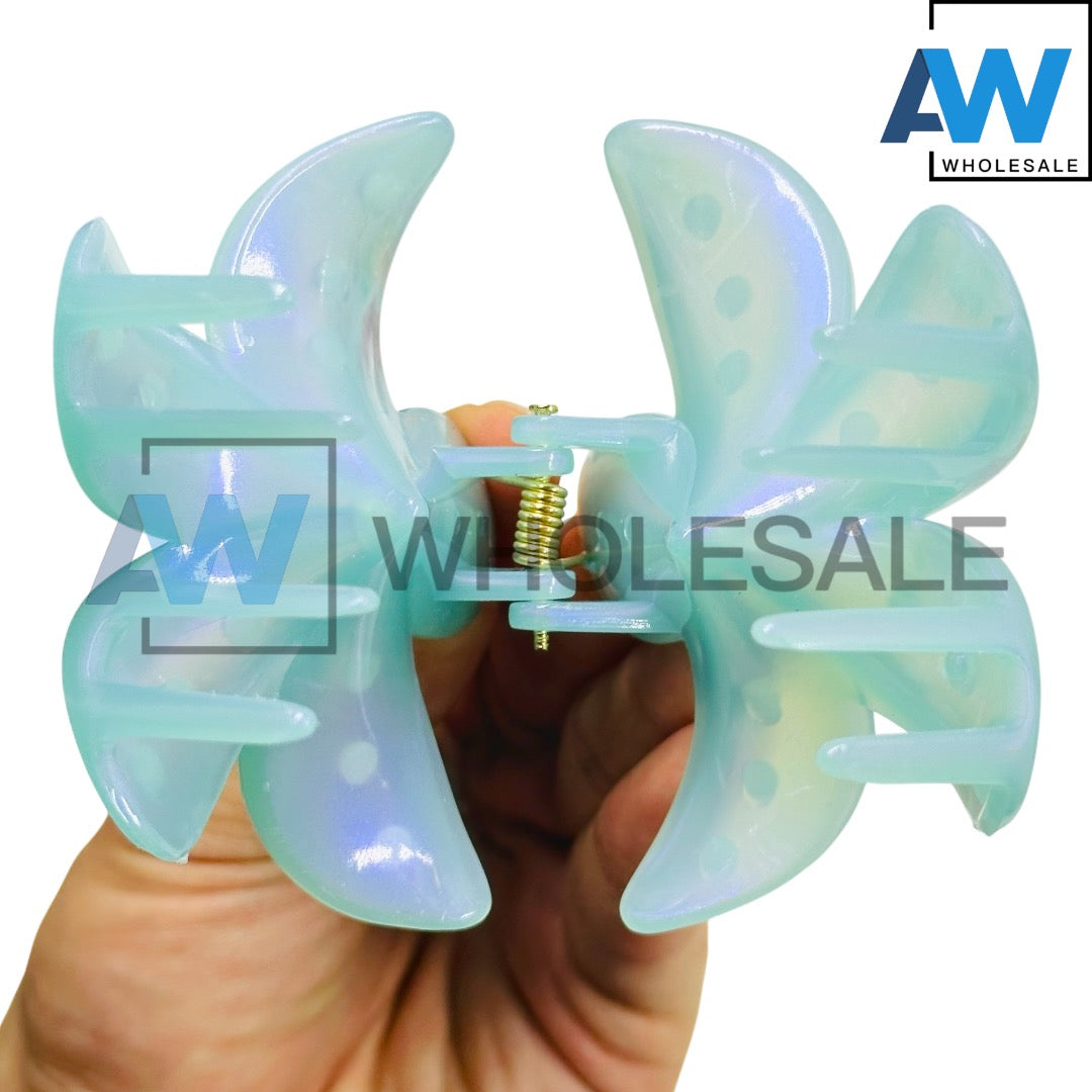 AB-1151 (12 pcs) Jelly 8 cm Hair Clamps