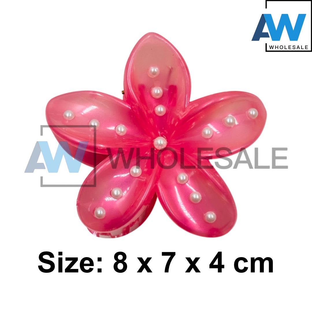 AB-1151 (12 pcs) Jelly 8 cm Hair Clamps