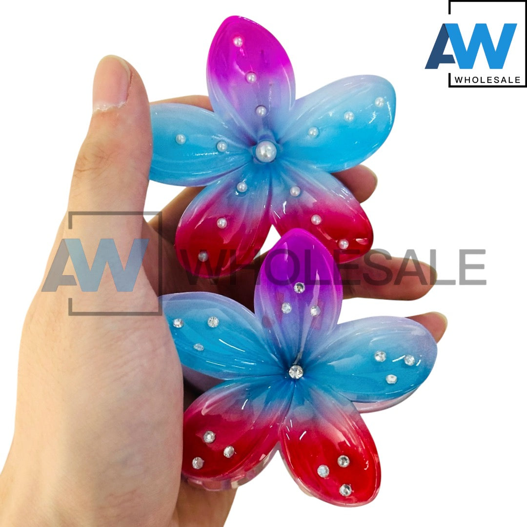 AB-1157 (12 pcs) Glossy 8 cm Hair Clamps