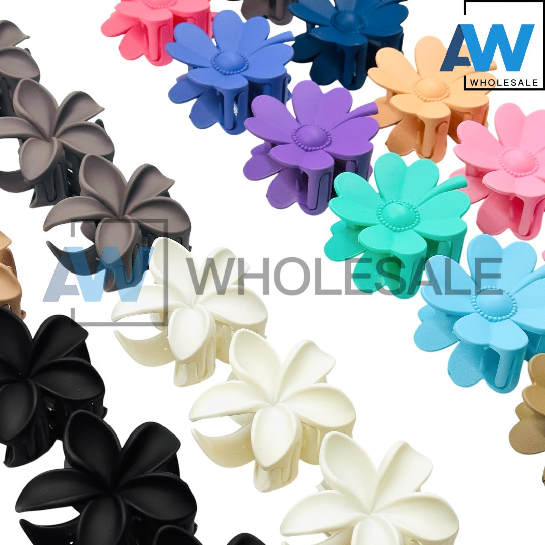 AB-1162 (12 pcs) Matte 6 cm Hair Clamps
