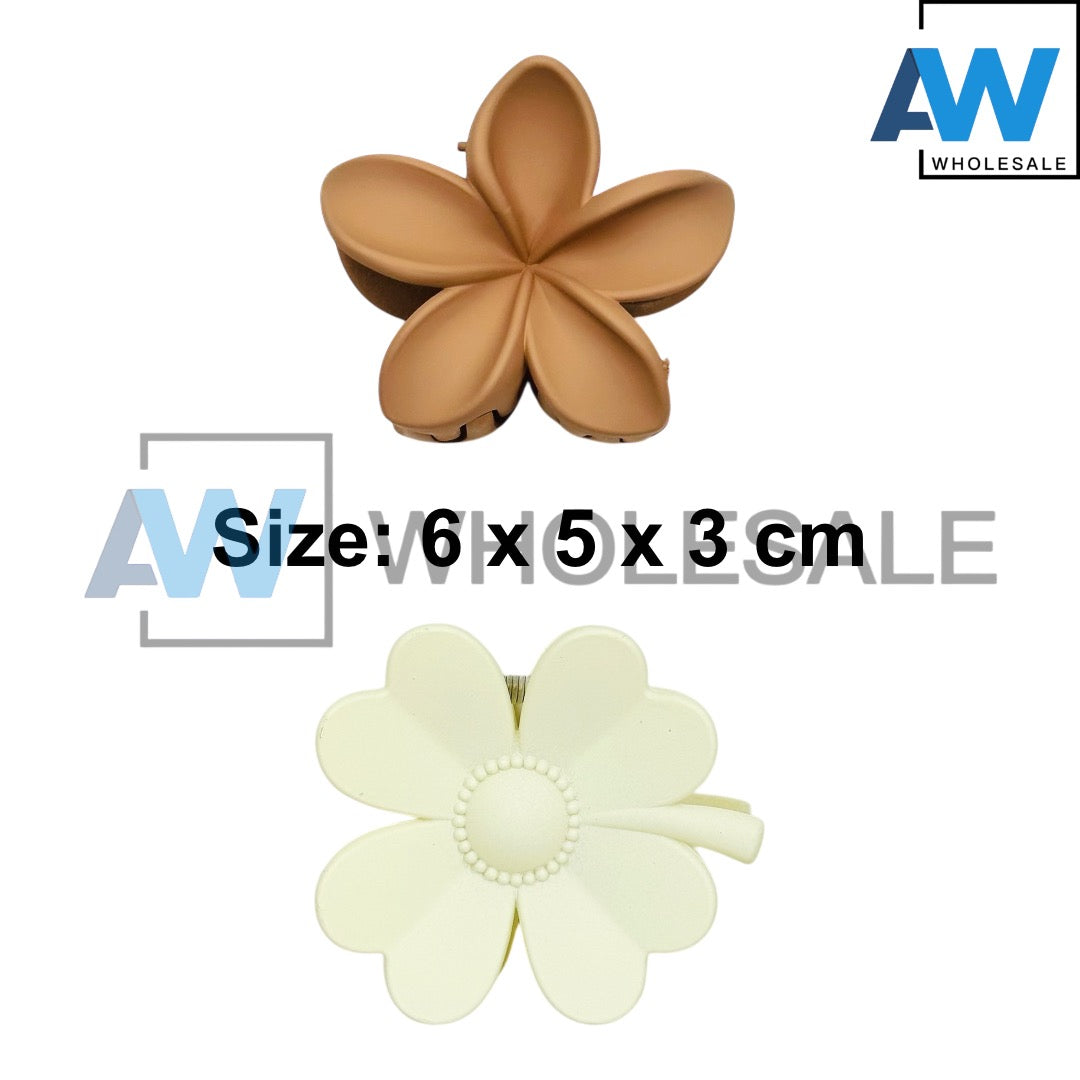 AB-1162 (12 pcs) Matte 6 cm Hair Clamps