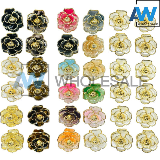 AB-1180 (12 pcs) Glossy 8 cm Hair Clamps