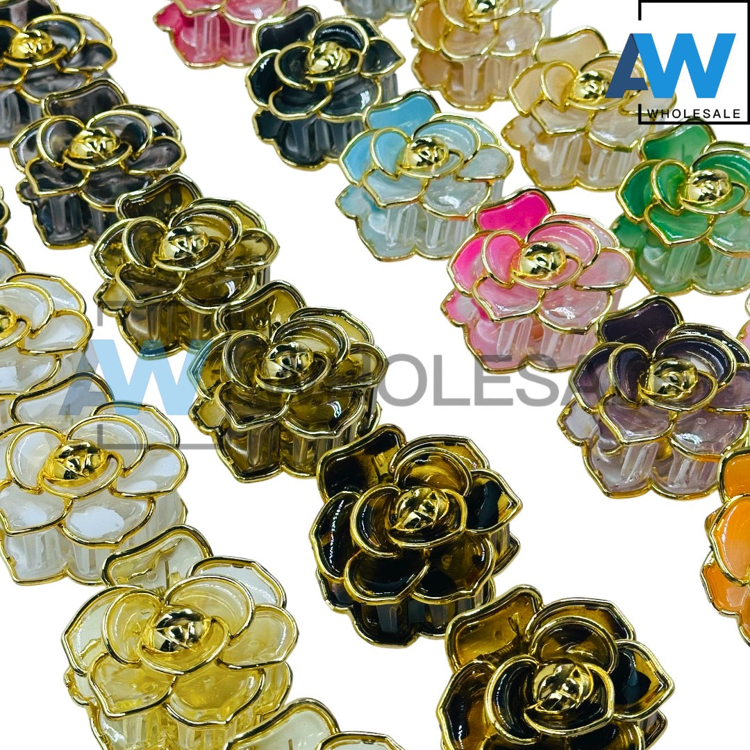 AB-1180 (12 pcs) Glossy 8 cm Hair Clamps