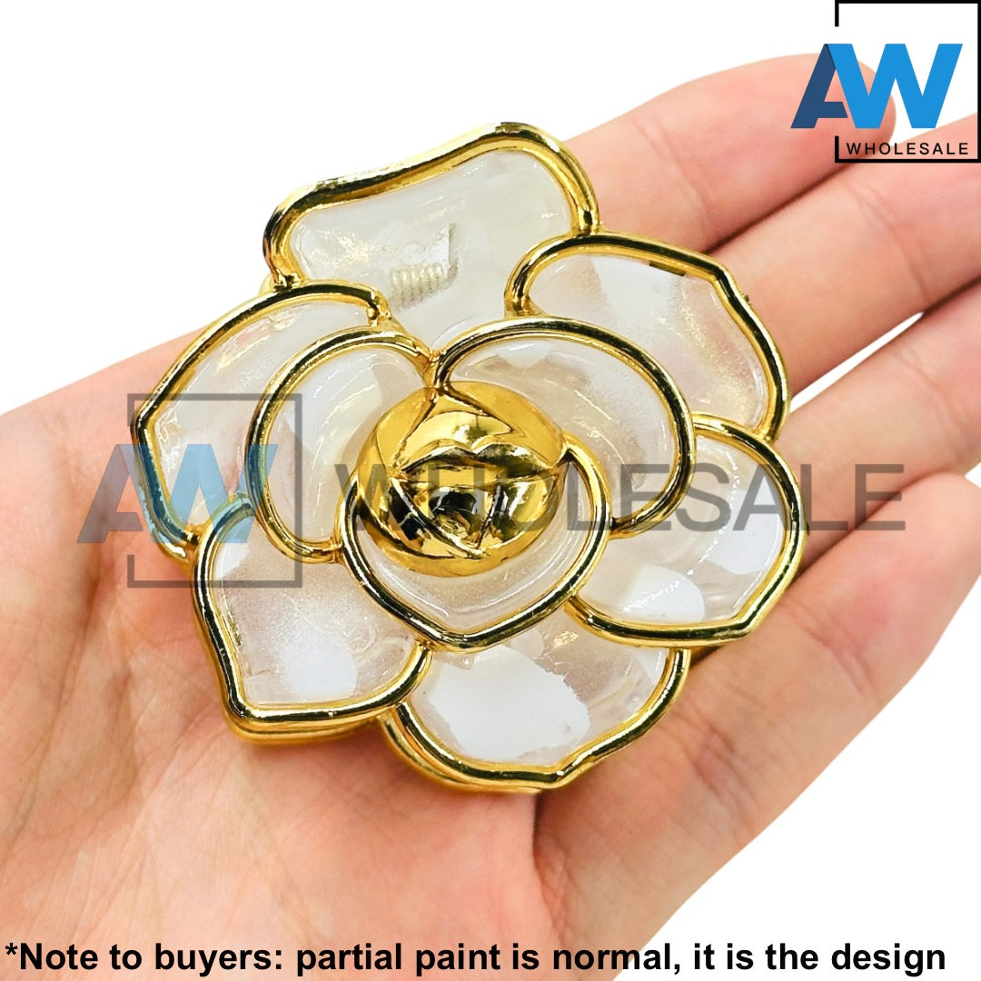 AB-1180 (12 pcs) Glossy 8 cm Hair Clamps