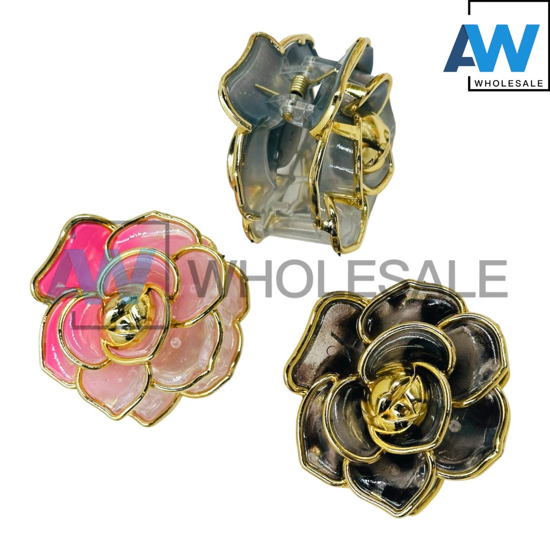 AB-1180 (12 pcs) Glossy 8 cm Hair Clamps