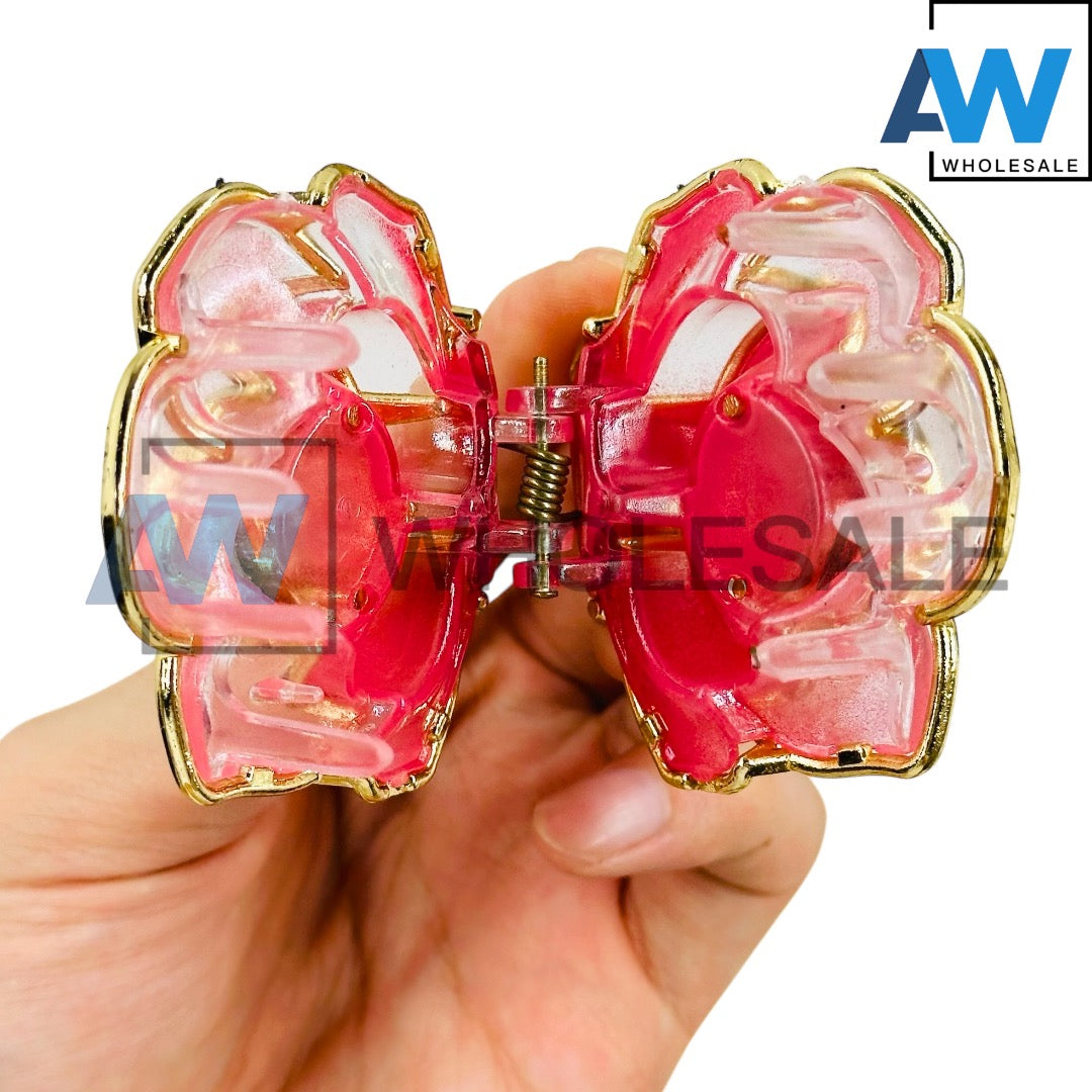 AB-1180 (12 pcs) Glossy 8 cm Hair Clamps