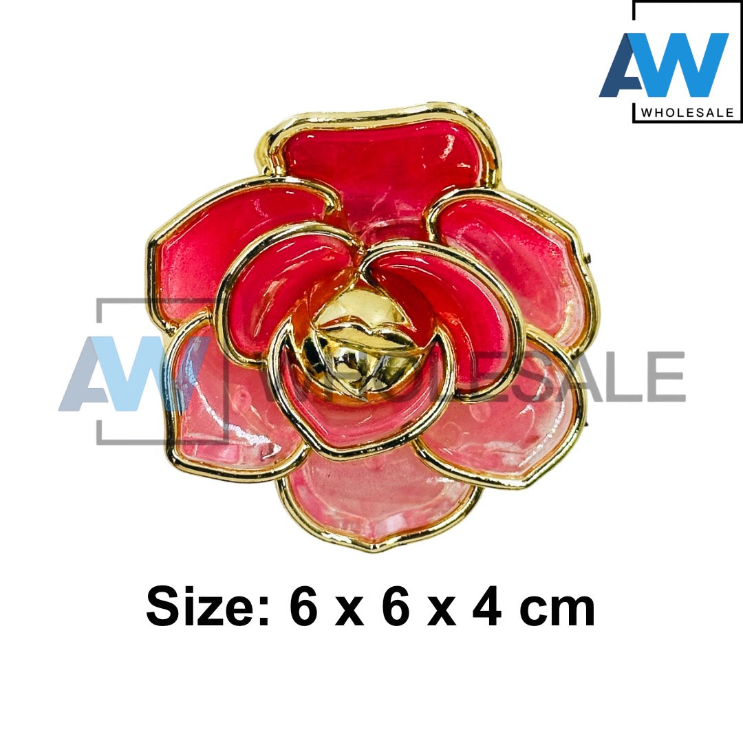 AB-1180 (12 pcs) Glossy 8 cm Hair Clamps