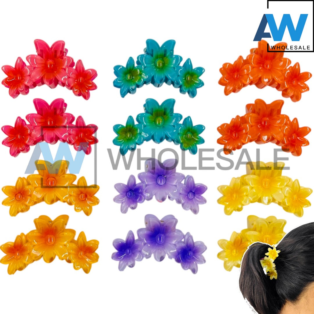 AB-1187 (12 pcs) Glossy 6 cm Hair Clamps
