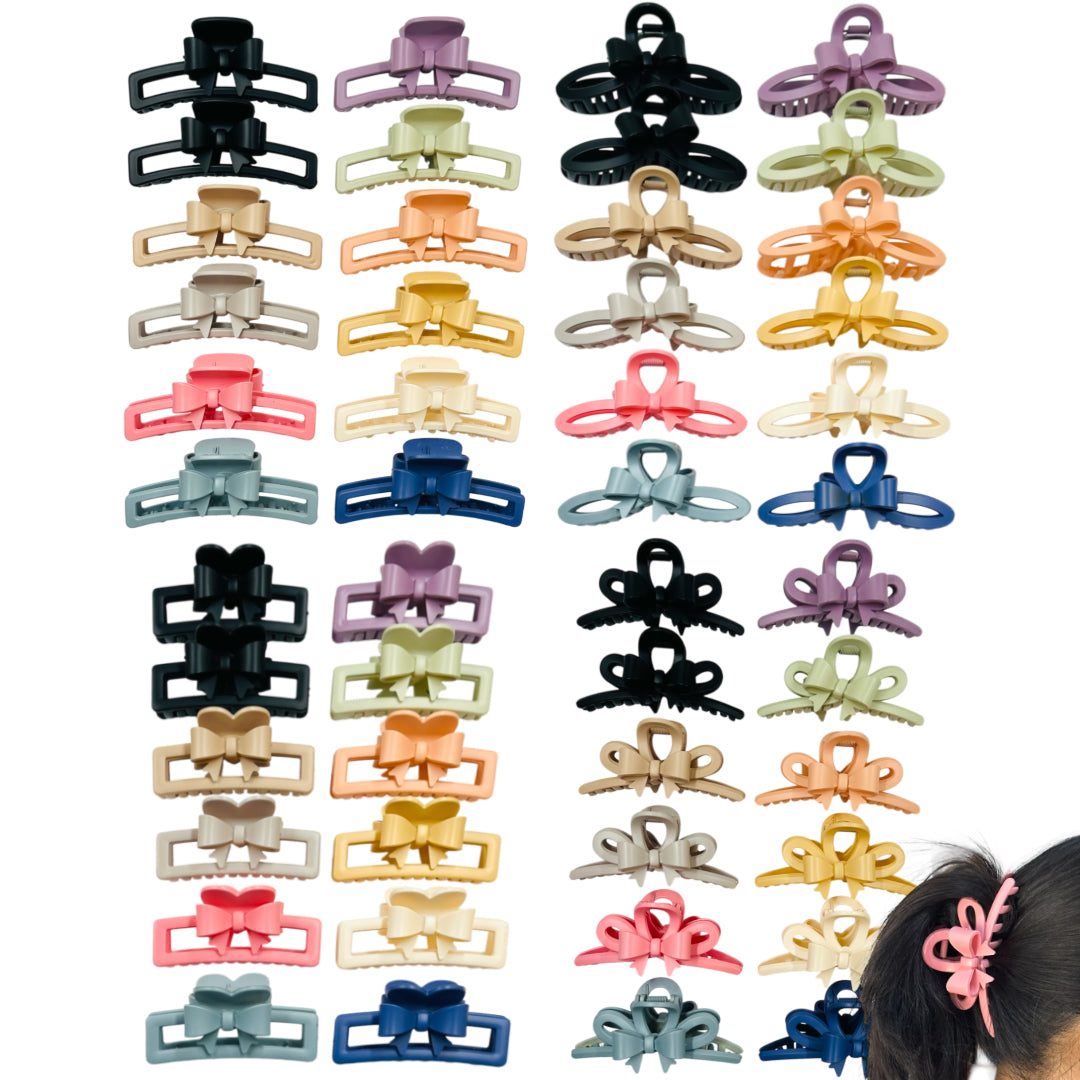 AB-1190 (12 pcs) Matte 11 cm Hair Clamps