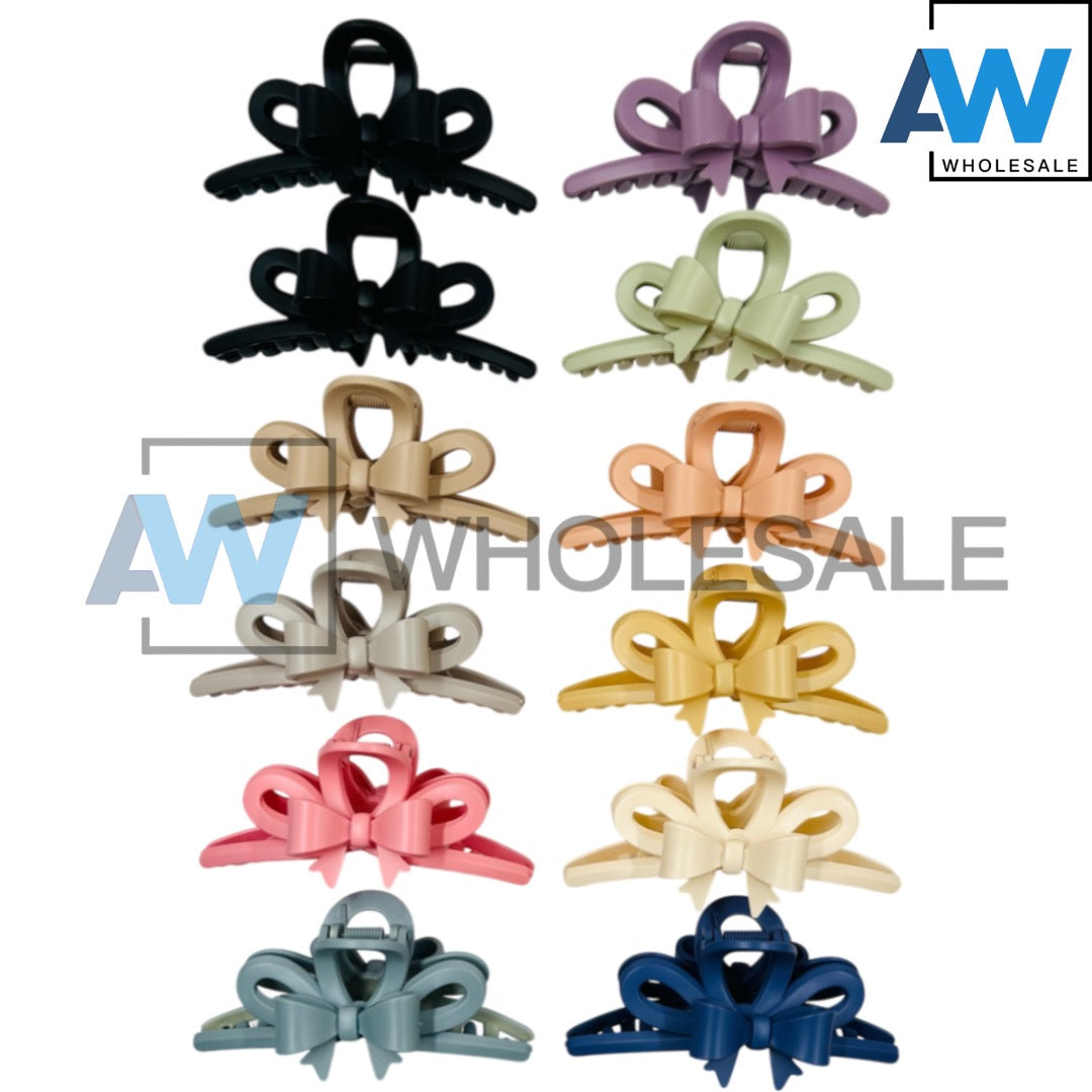 AB-1190 (12 pcs) Matte 11 cm Hair Clamps