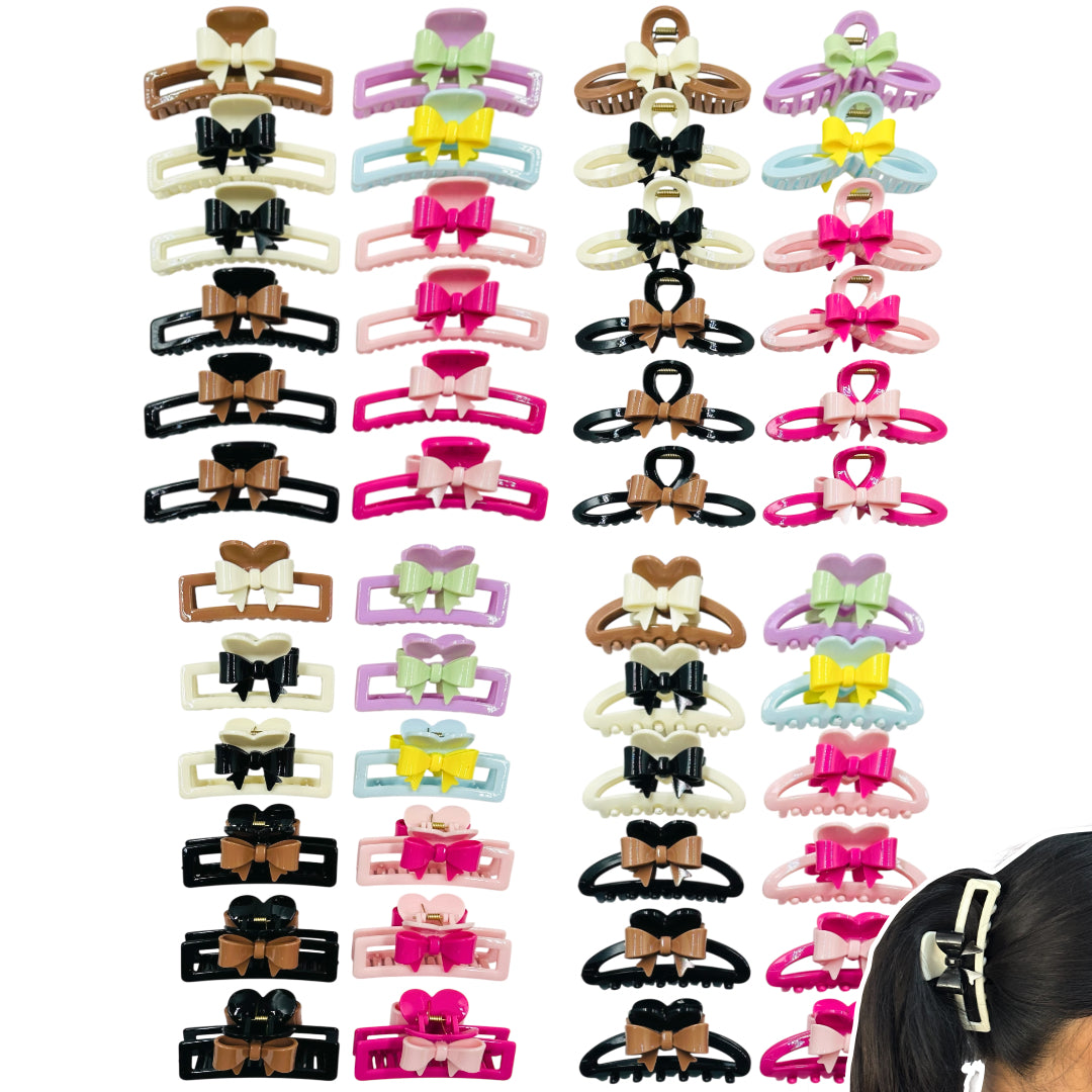 AB-1189 (12 pcs) Glossy 11 cm Hair Clamps