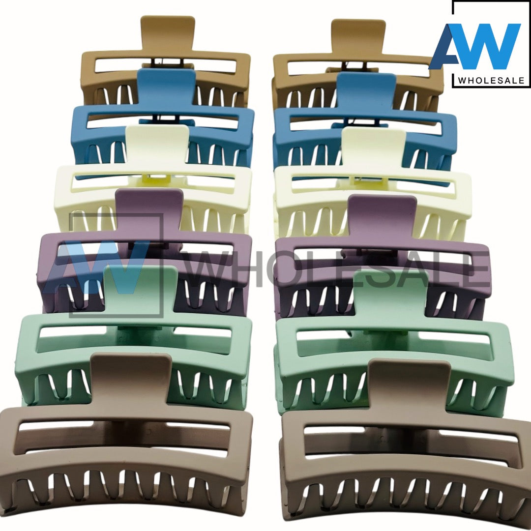 AB-1199 (12 pcs) Glossy 13 cm Hair Clamps