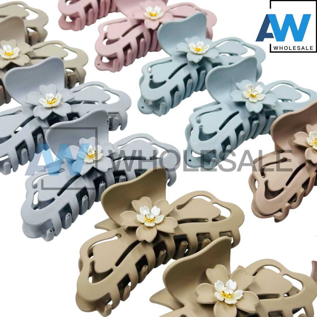 AB-1203 (12 pcs) Matte 11 cm Hair Clamp