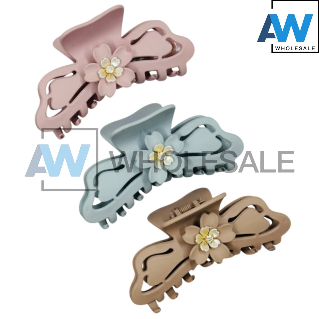 AB-1203 (12 pcs) Matte 11 cm Hair Clamp