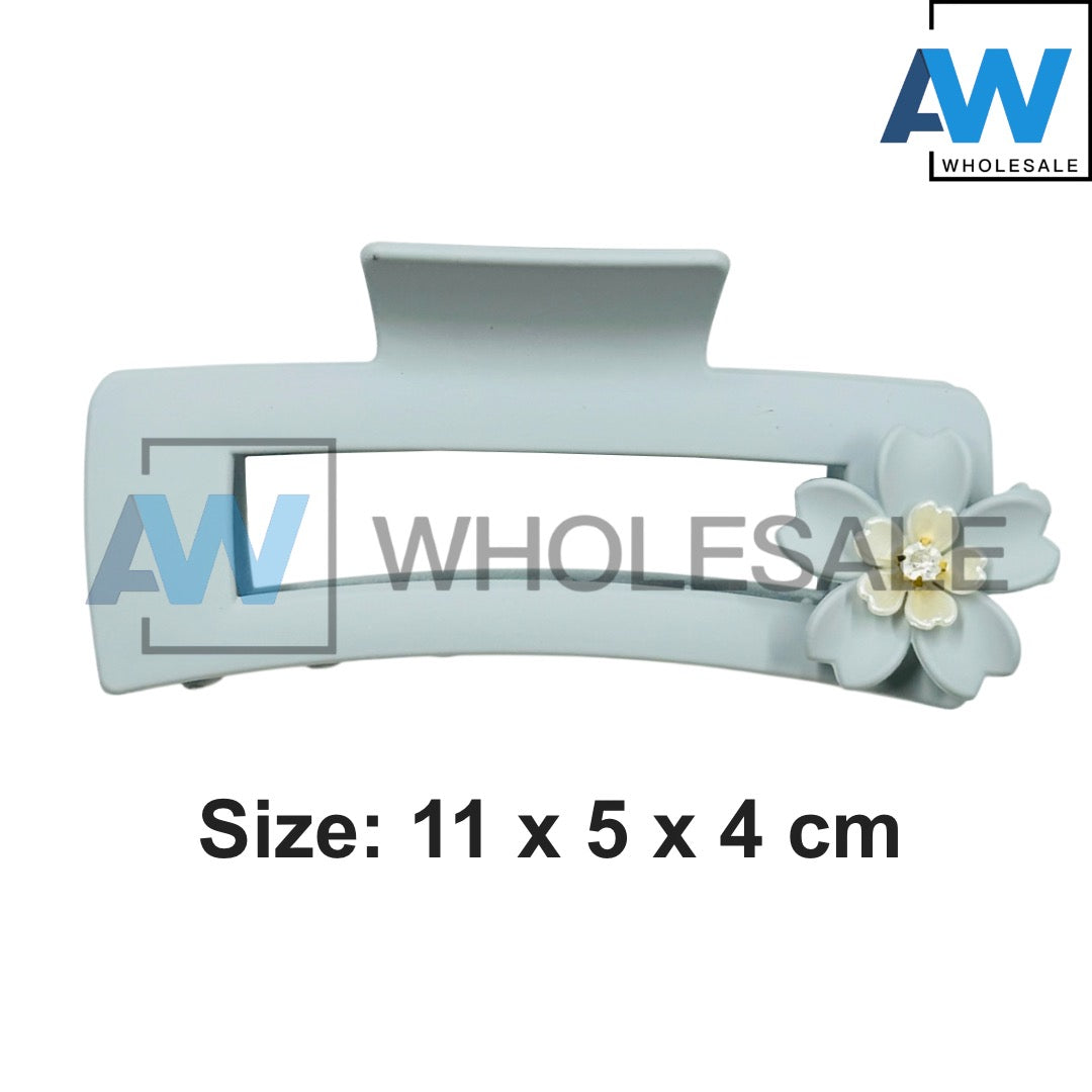 AB-1204 (12 pcs) Matte 11 cm Hair Clamp