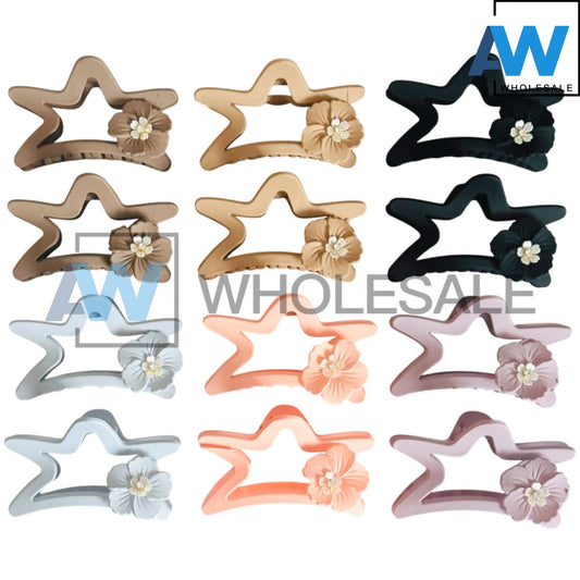 AB-1209 (12 pcs) Matte 11 cm Hair Clamps
