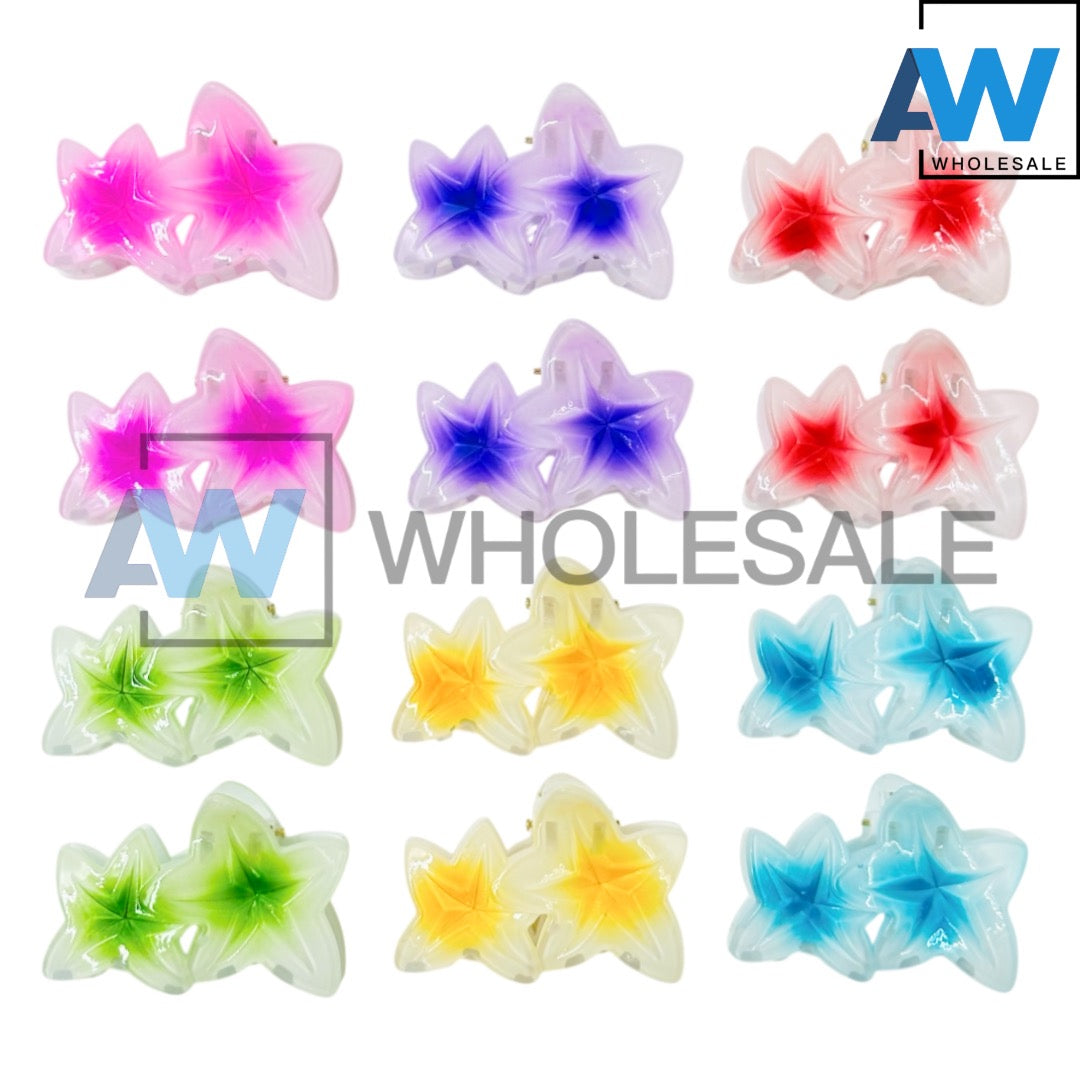 AB-1210 (12 pcs) Glossy 7 cm Hair Clamps
