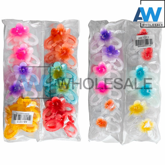 AB-1213 (12 pcs) Glossy 8 cm Hair Clamps