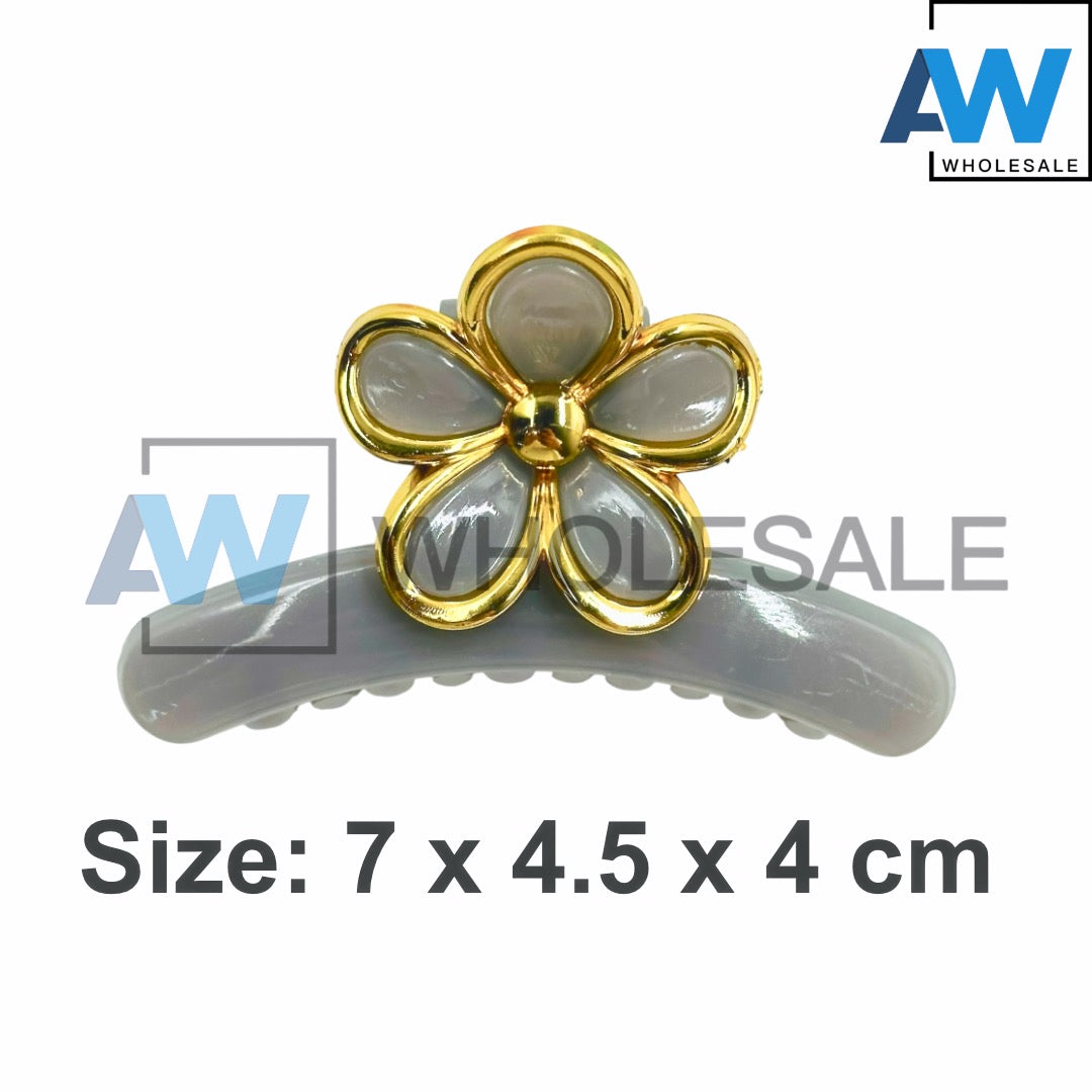 AB-1215 (12 pcs) Glossy 7 cm Hair Clamps