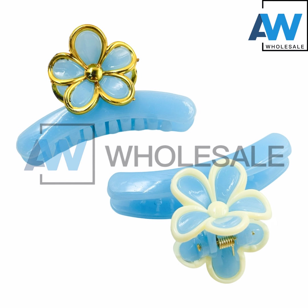 AB-1215 (12 pcs) Glossy 7 cm Hair Clamps