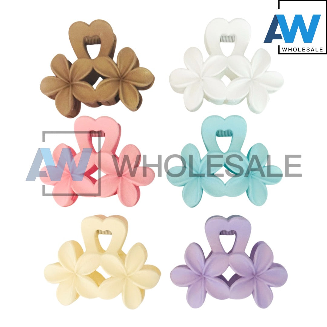 AB-1228 (12 pcs) Matte 7 cm Hair Clamps