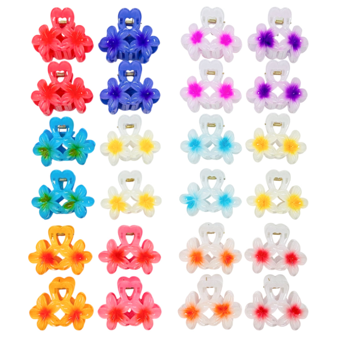 AB-1229 (12 pcs) Glossy 7 cm Hair Clamps
