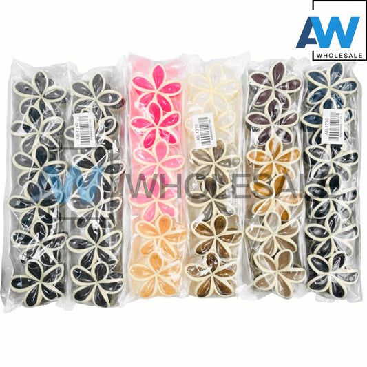 AB-1230 (12 pcs) Glossy 8 cm Hair Clamps