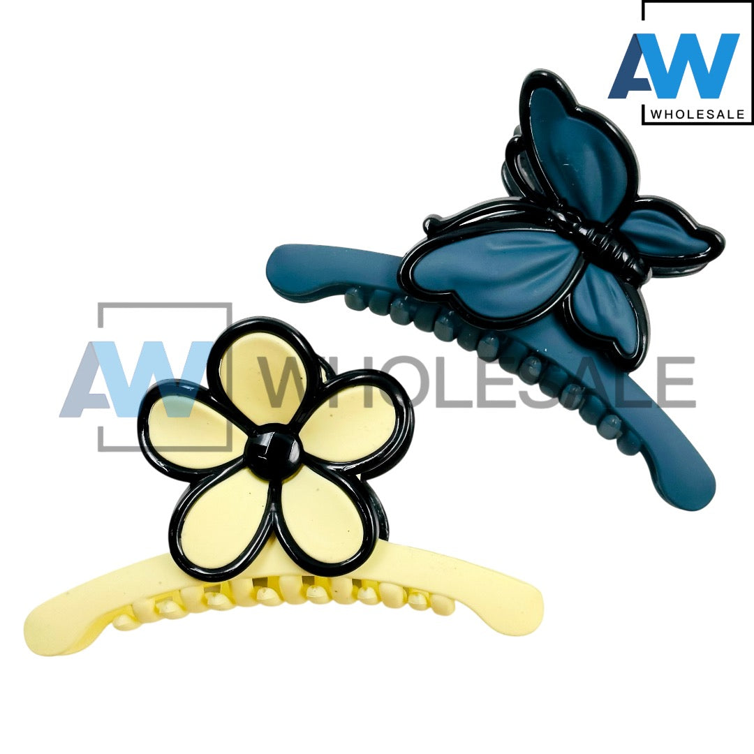 AB-1235 (12 pcs) Matte 11 cm Hair Clamp