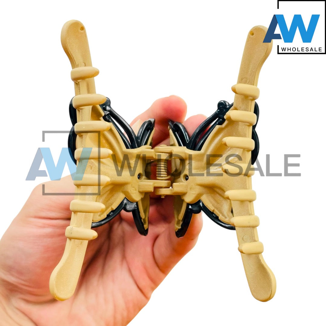 AB-1235 (12 pcs) Matte 11 cm Hair Clamp
