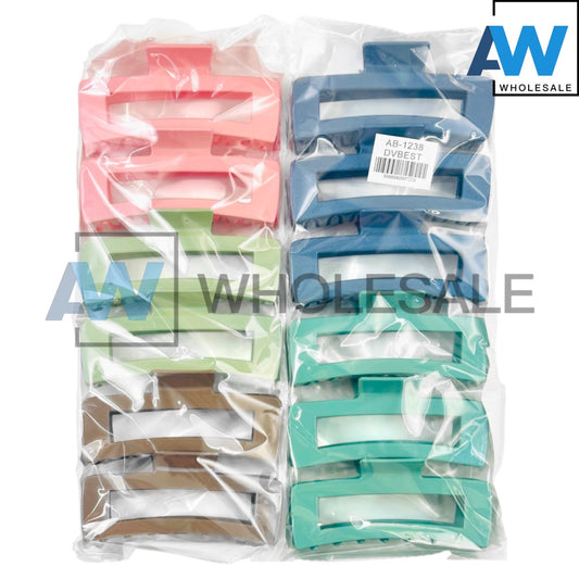 AB-1238 (12 pcs) Glossy 13 cm Hair Clamps
