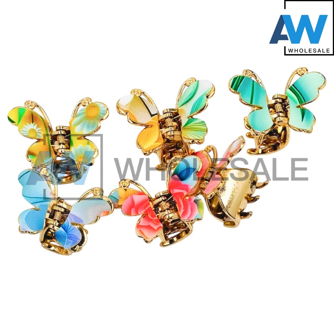 AB-1240 (12 pcs) Glossy 6 cm Hair Clamps