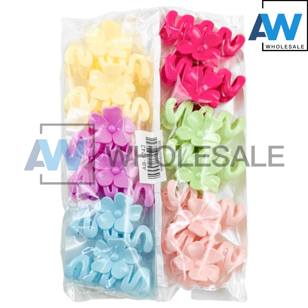 AB-1242 (12 pcs) Glossy 9 cm Hair Clamps
