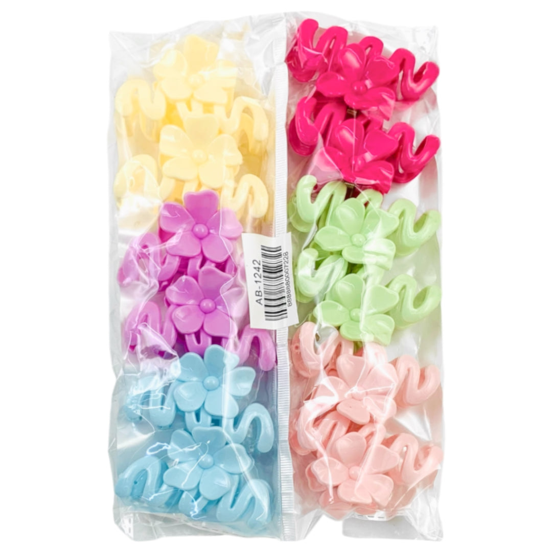 AB-1242 (12 pcs) Glossy 9 cm Hair Clamps
