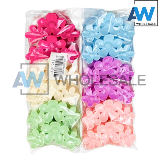 AB-1243 (12 pcs) Glossy 9 cm Hair Clamps