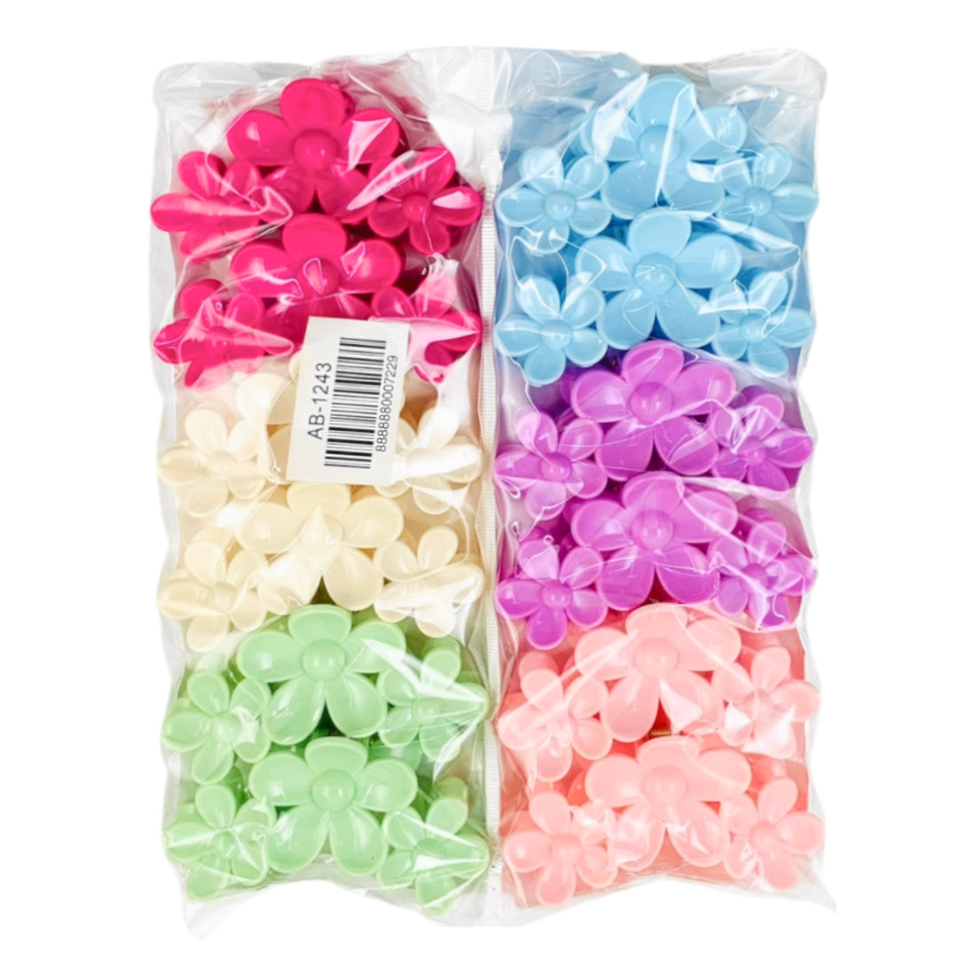 AB-1243 (12 pcs) Glossy 9 cm Hair Clamps