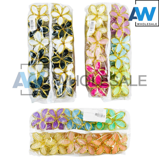AB-1248 (12 pcs) Glossy 8 cm Hair Clamps