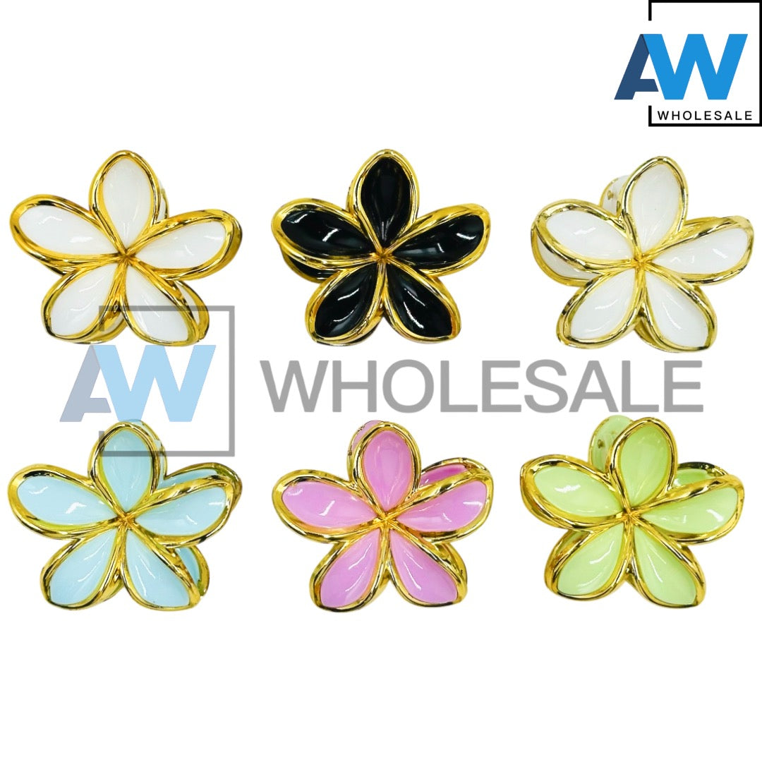 AB-1248 (12 pcs) Glossy 8 cm Hair Clamps