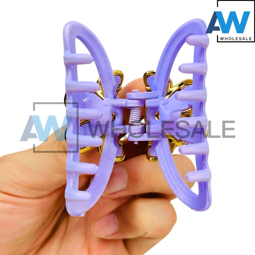AB-1251 (12 pcs) Matte 7 cm Hair Clam