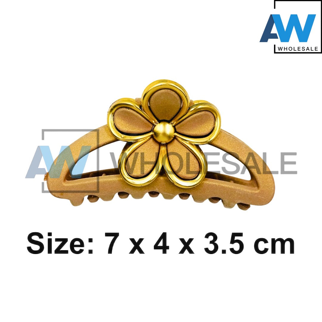 AB-1251 (12 pcs) Matte 7 cm Hair Clam