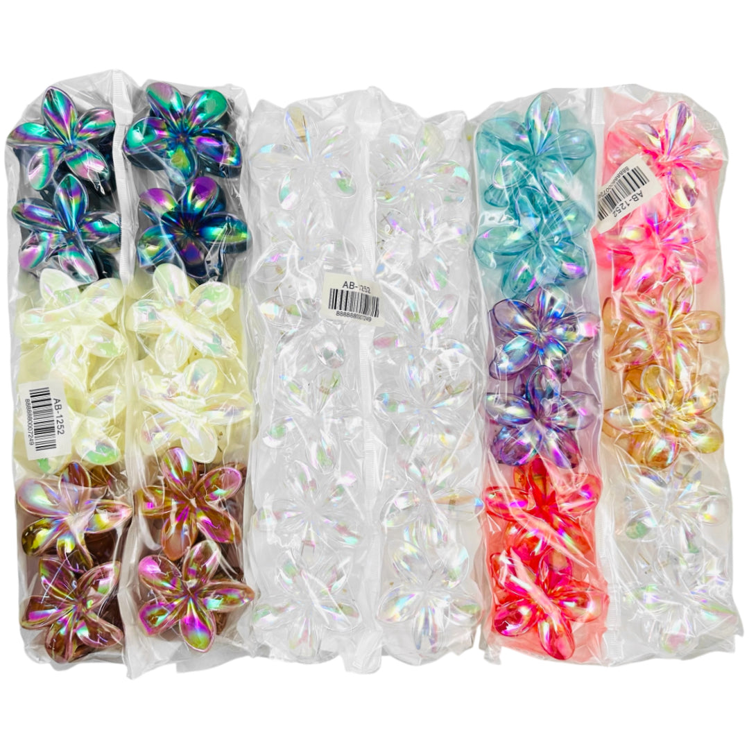 AB-1252 (12 pcs) Gradient 8 cm Hair Clamps
