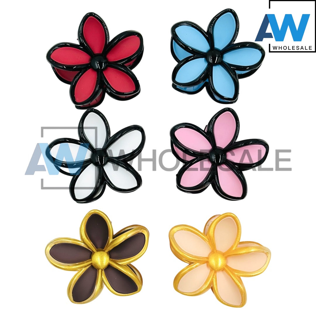 AB-1253 (12 pcs) Matte 8 cm Hair Clamps